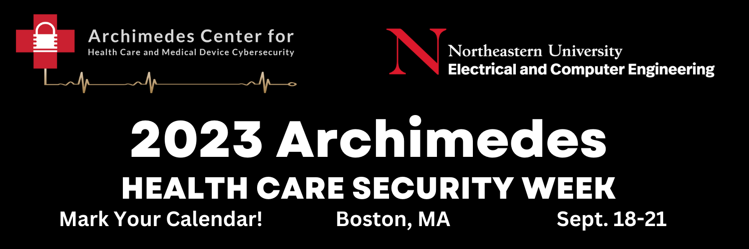 2023 Archimedes Health Care Security Week