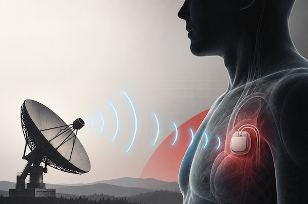 Man with pacemaker tracked remotely